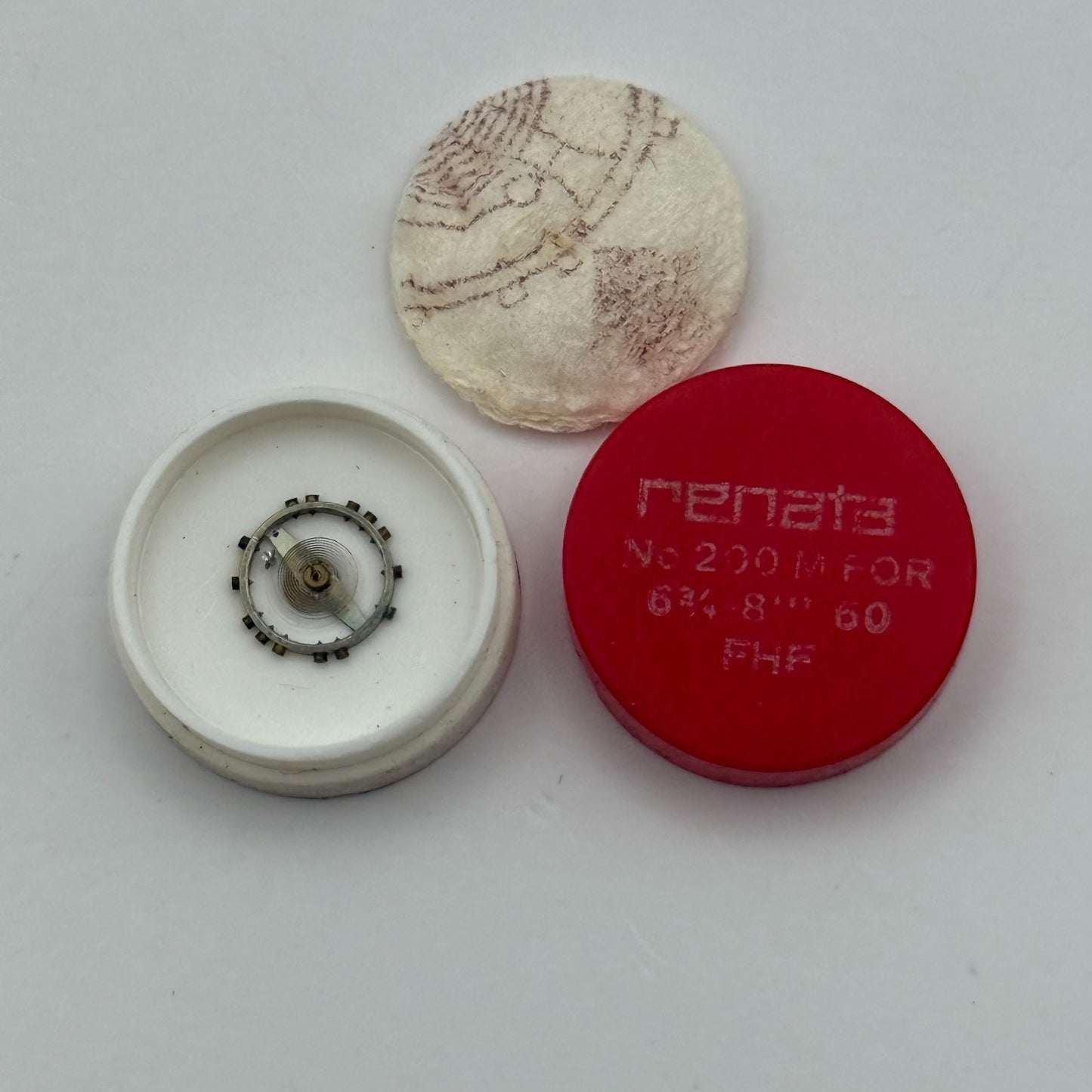 FHF 60 Balance Wheel Complete And Spring 6 3/4–8’’’ 200 M Watch Movement Parts