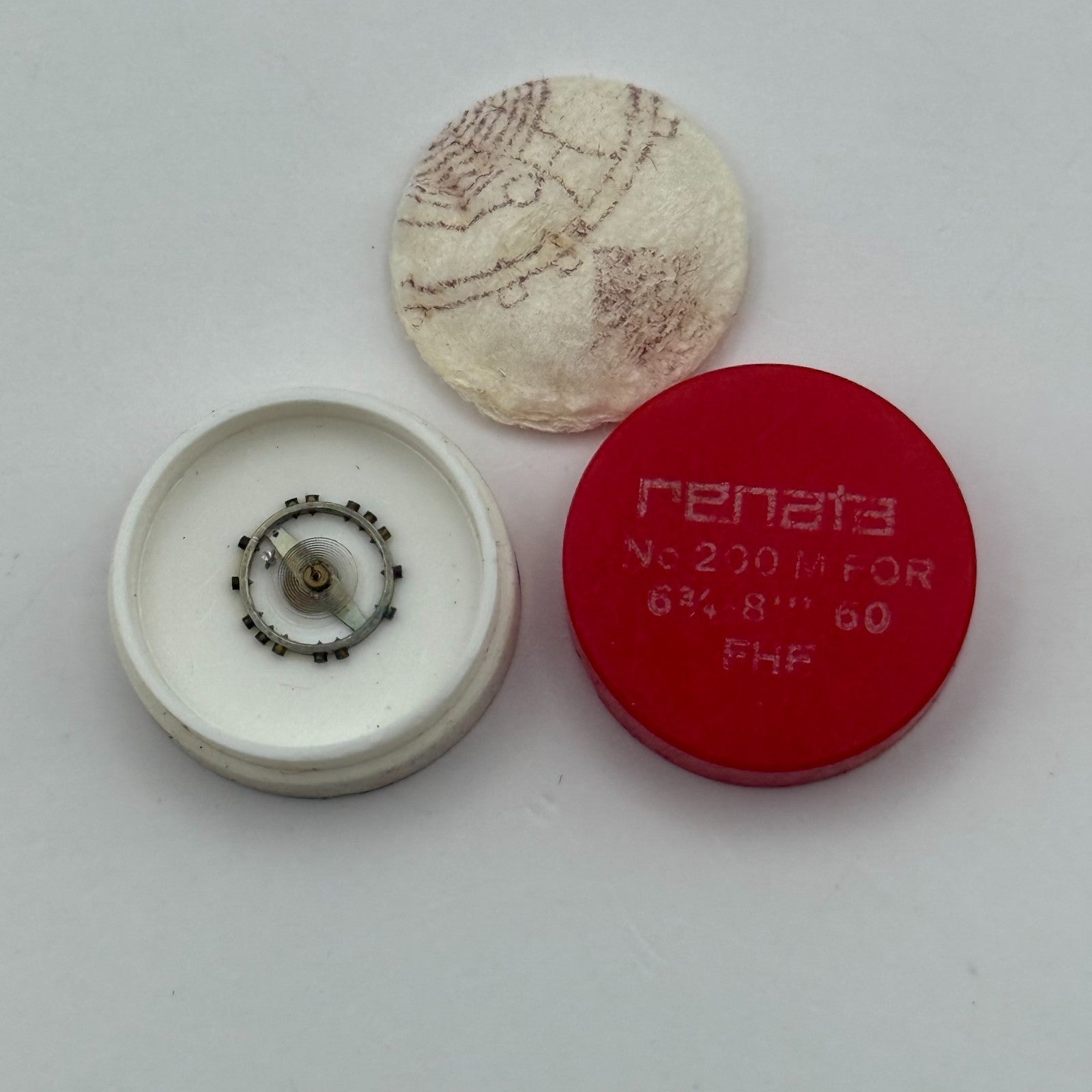 FHF 60 Balance Wheel Complete And Spring 6 3/4–8’’’ 200 M Watch Movement Parts