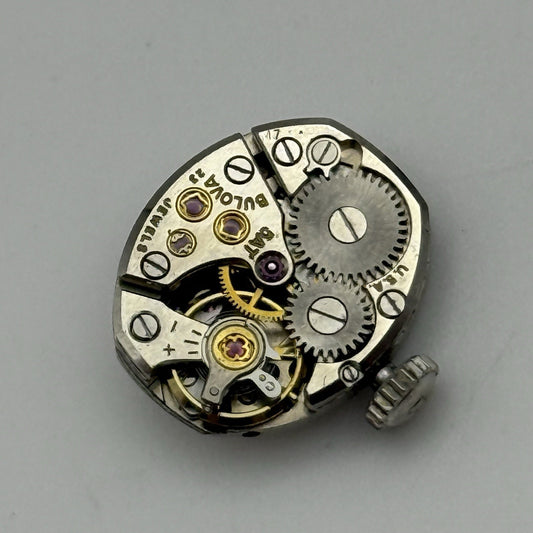 13.1mm Vintage Ladies Bulova 5AT Manual Wind Swiss Watch Movement PARTS REPAIR