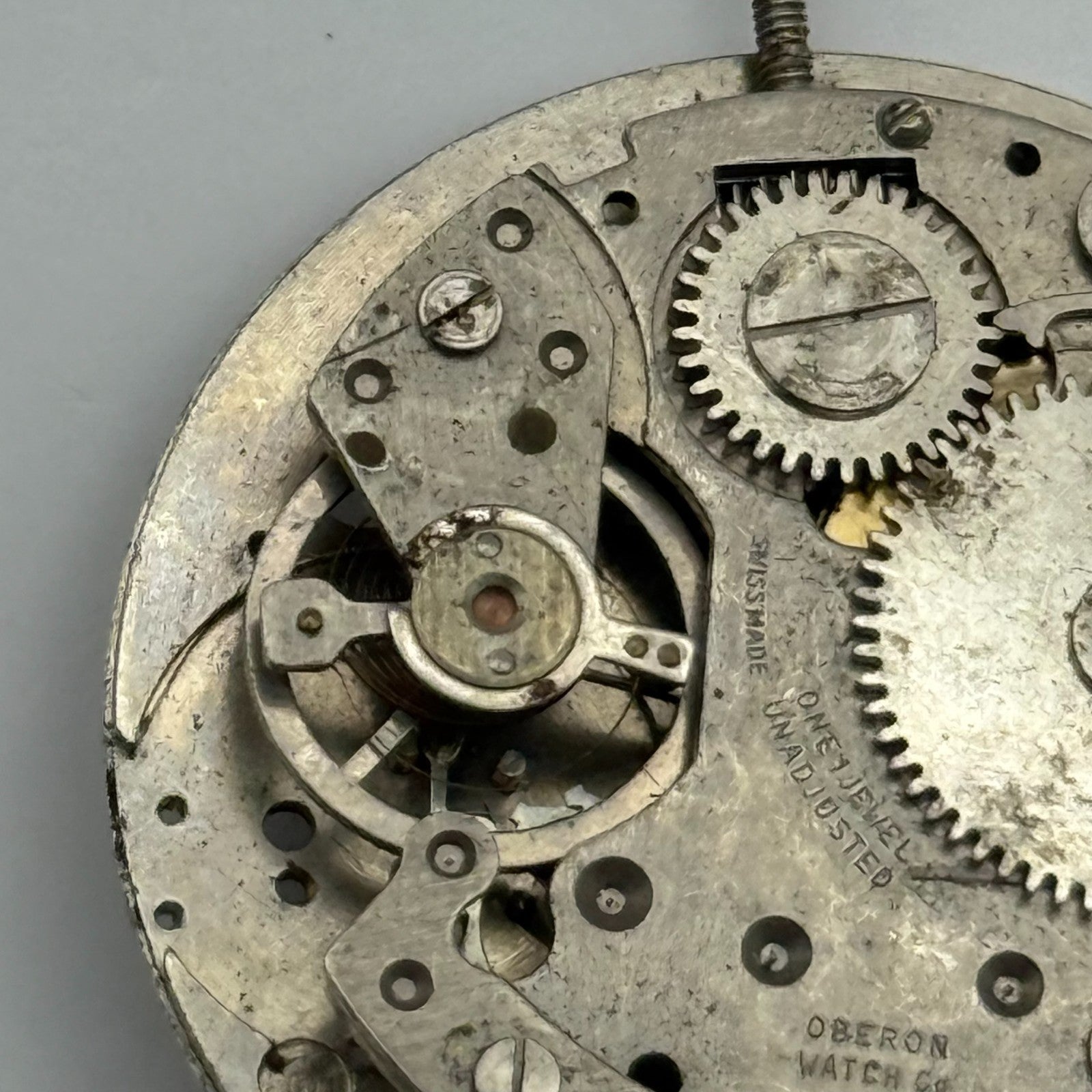 BFG 866 Watch Movement Oberon Manual Wind Vintage Swiss Parts Repair 26.2mm