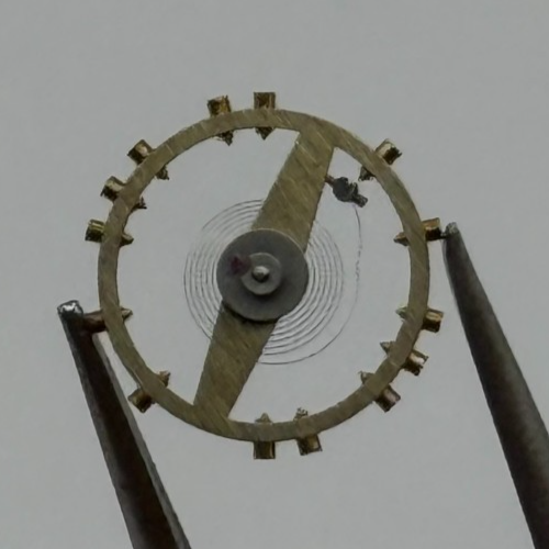 FHF 120 Balance Wheel Complete And Spring 6 3/4–8’’’ 205 M Watch Movement Parts