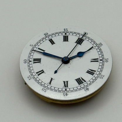 29.8mm Rare Antique Stauffer S S & Co Centre Seconds Trench Watch Movement PARTS