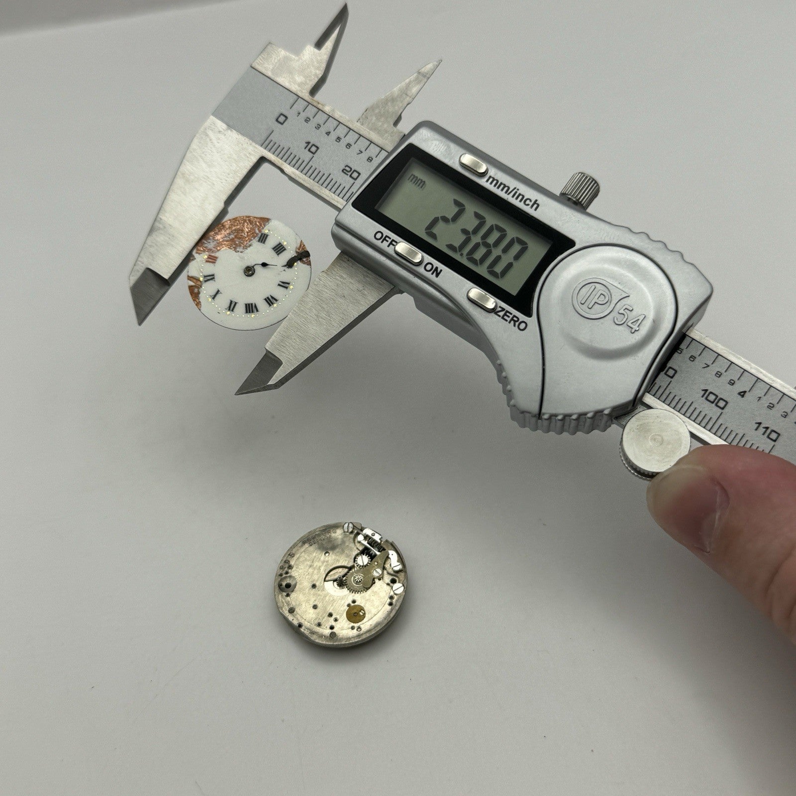 25.7mm Early ROLEX Rebberg Depose 15 Jewels Antique Watch Movement PARTS SPARES