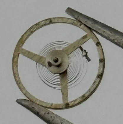 AS 976 1012 Balance Wheel Complete And Spring  532 M Watch Movement Parts 