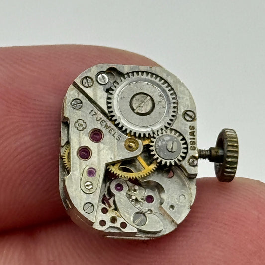 12.2mm Ladies AS 1234 Manual Wind Swiss 17 Jewels Watch Movement PARTS SPARES