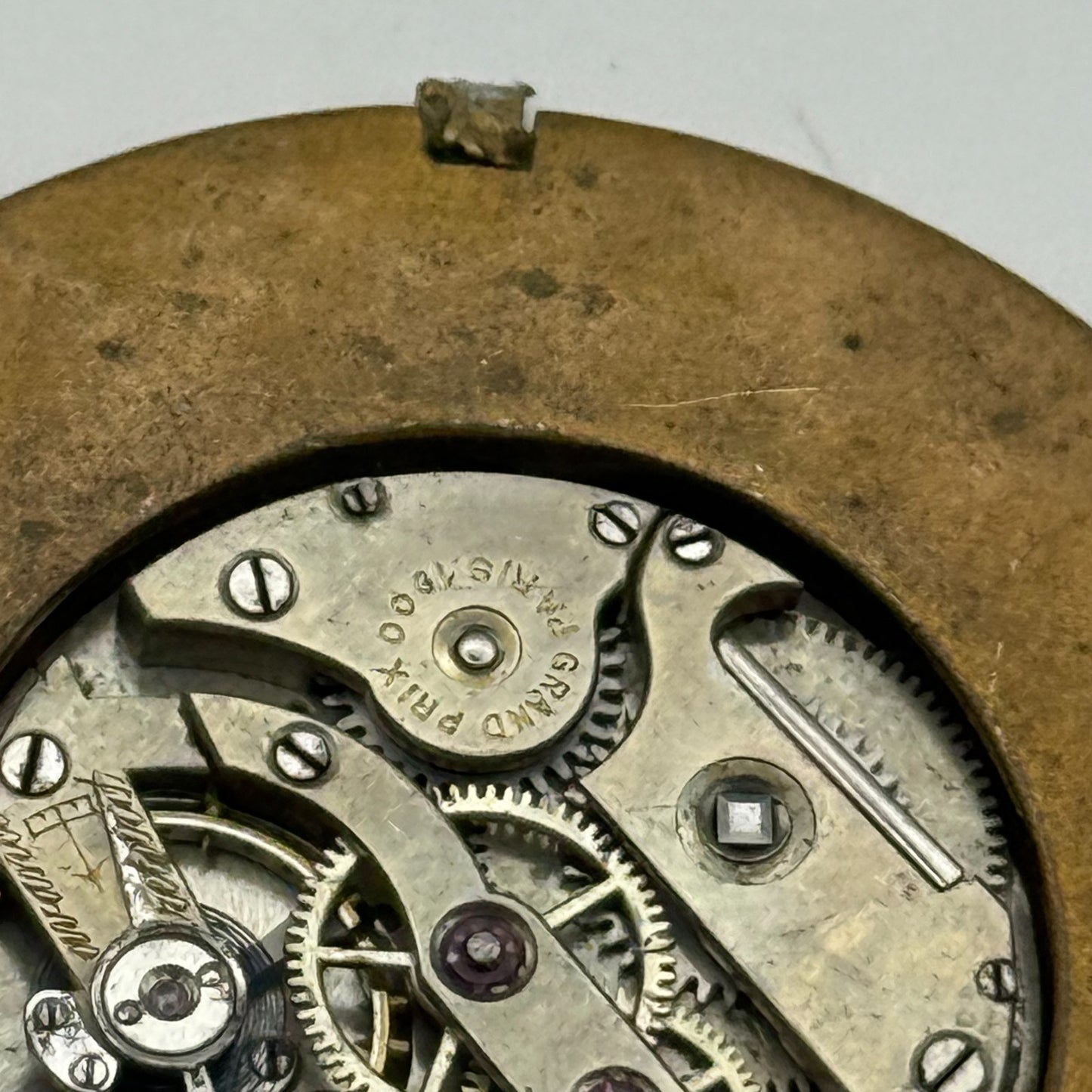 Paris Grand Prix 1900 Watch Movement Manual Wind Vintage Parts Repair 36.9mm