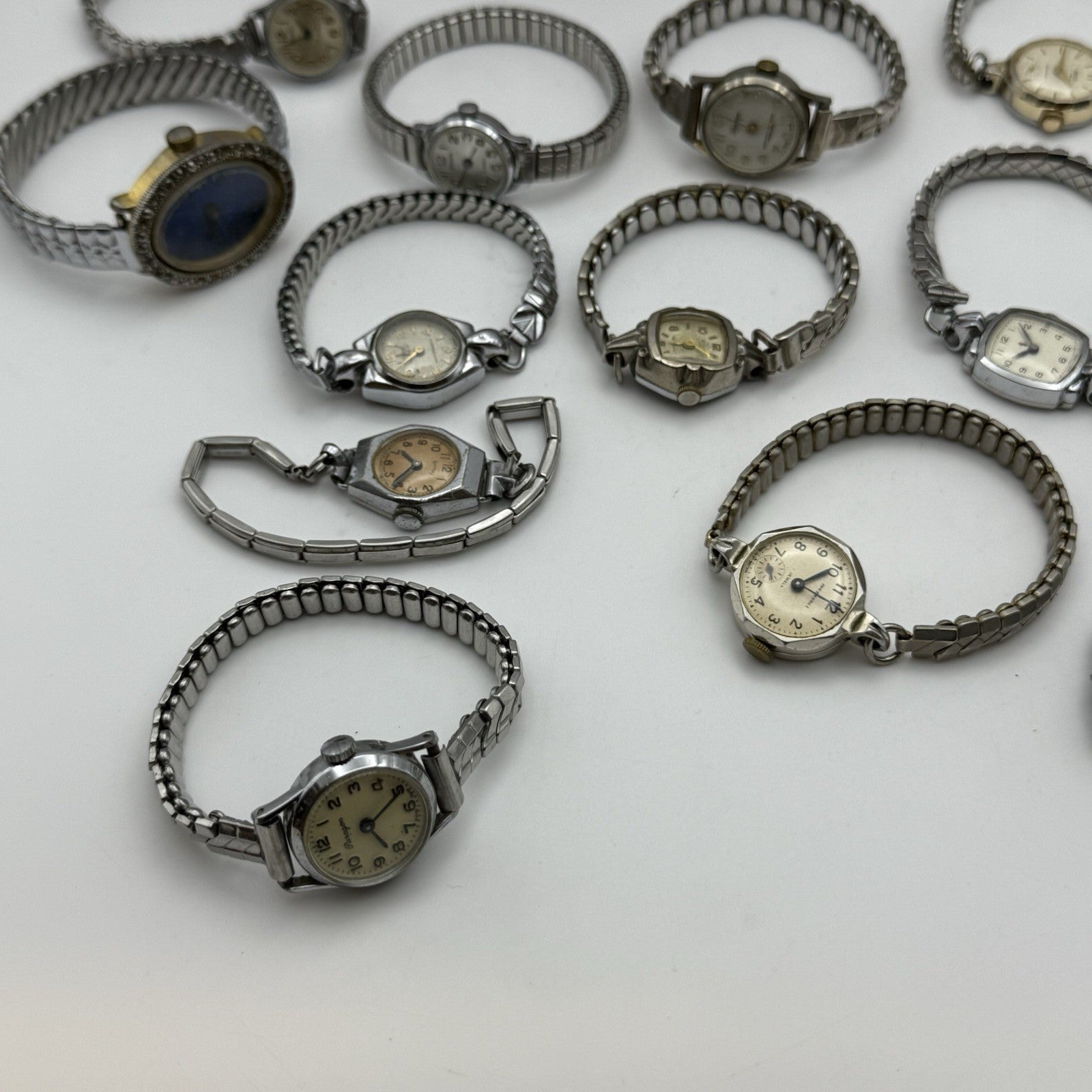 Bundle Of Ladies Vintage Manual Wind Wristwatches Joblot PARTS REPAIR SPARES