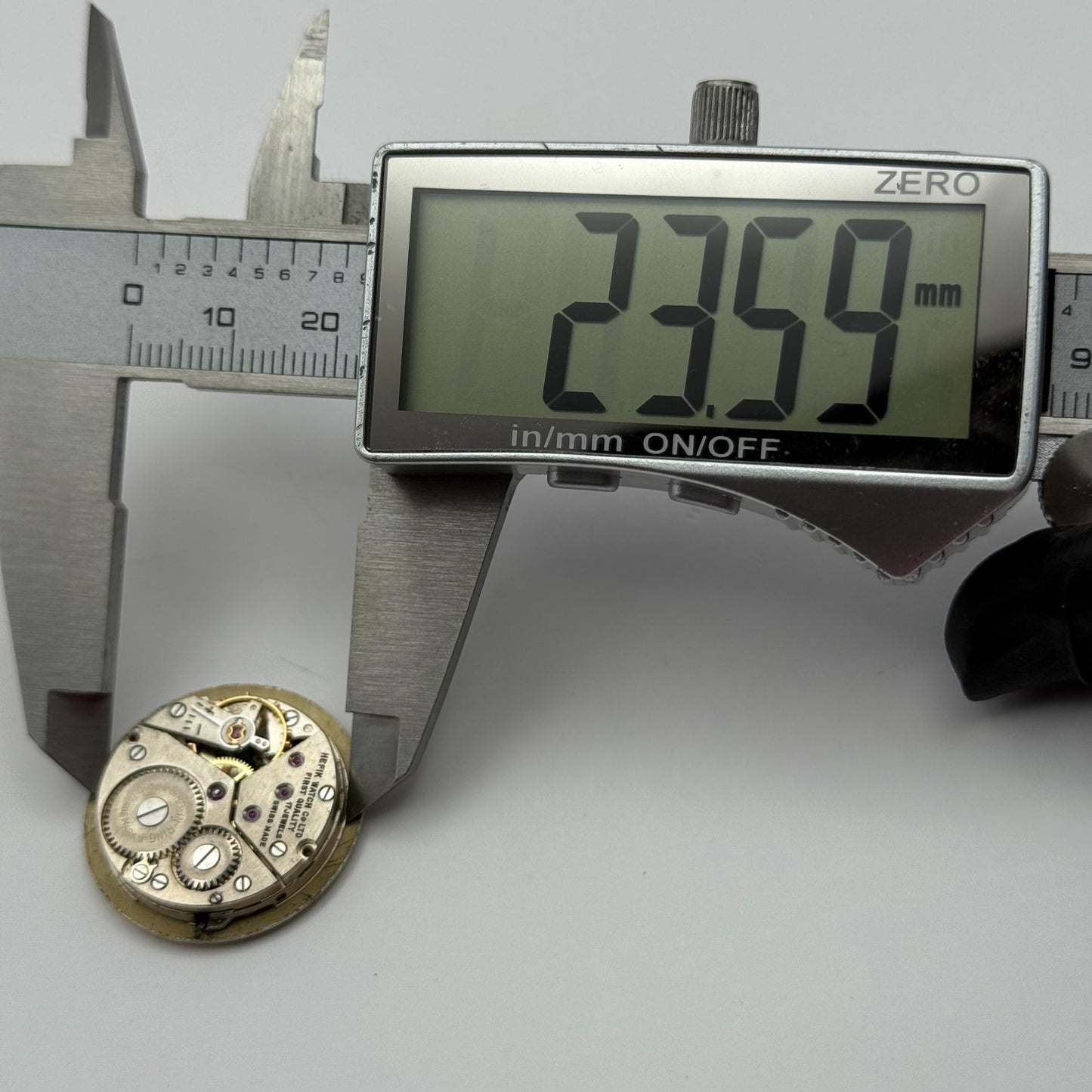 Peseux 170 Watch Movement Hefik Manual Wind Vintage Swiss Parts Repair 23.5mm