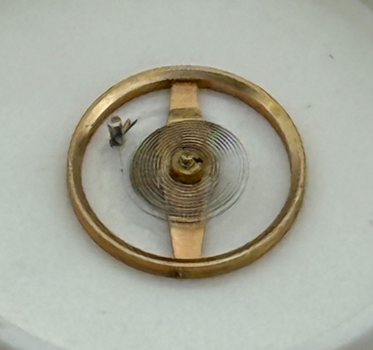 AS 976 1012 Balance Wheel Complete And Spring  29 M Watch Movement Parts NOS