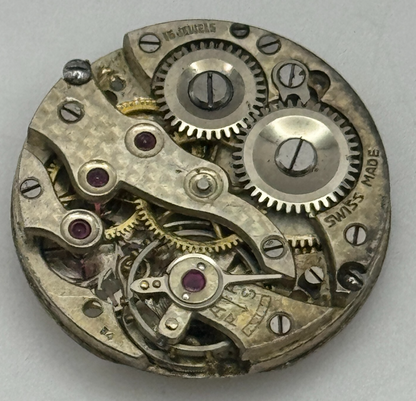 19.7mm ETA 15 Jewels Swiss Manual Wind Watch Movement Vintage PARTS SPARES