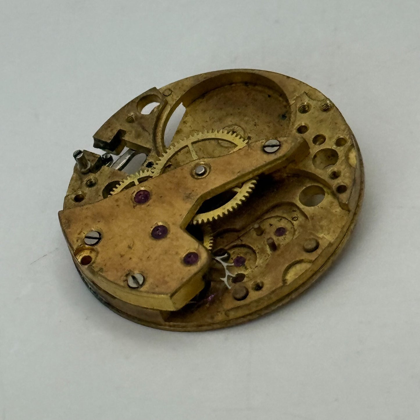 23.6mm Vintage Cupillard Cal 233 Manual Wind Partial Watch Movement PARTS REPAIR