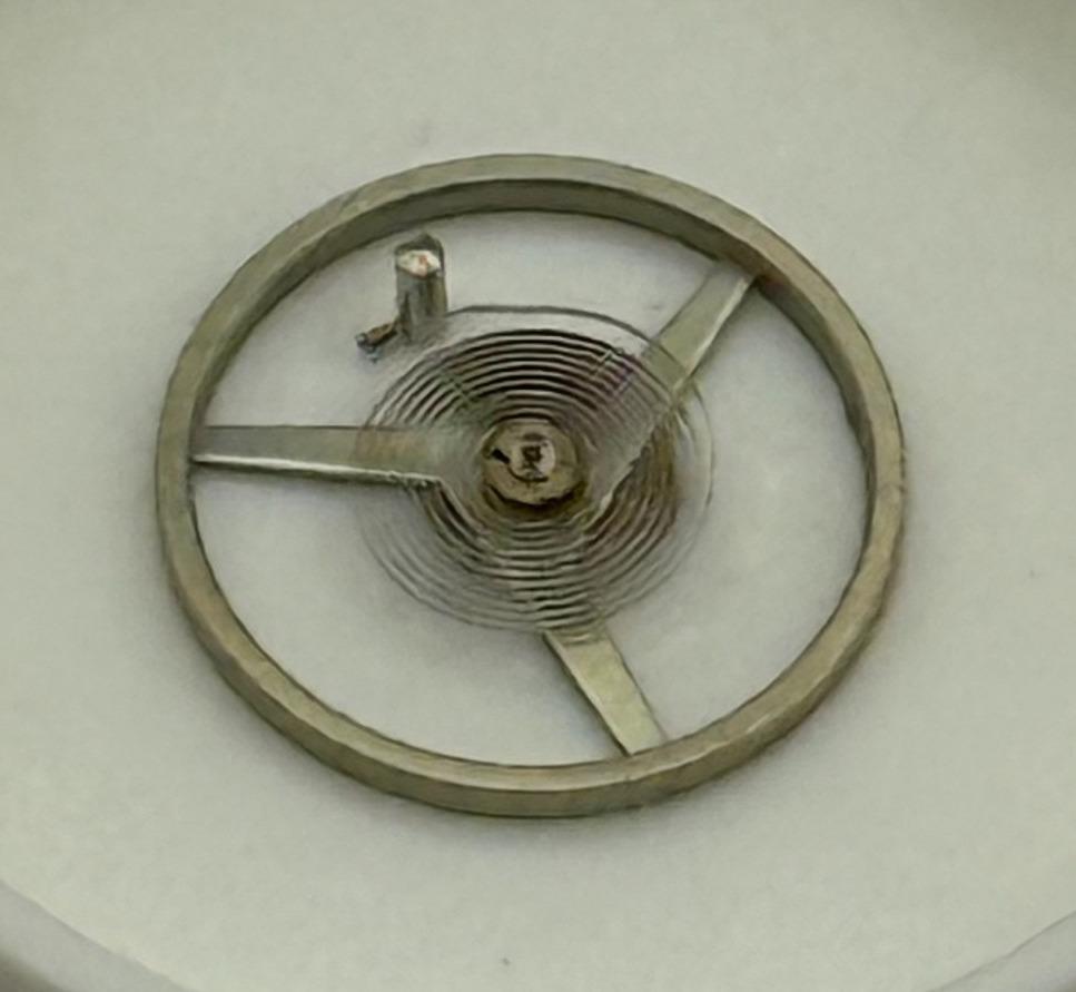 ETA 2487 Balance Wheel Complete And Spring  Ord + Inca 1269 M Watch Parts NOS