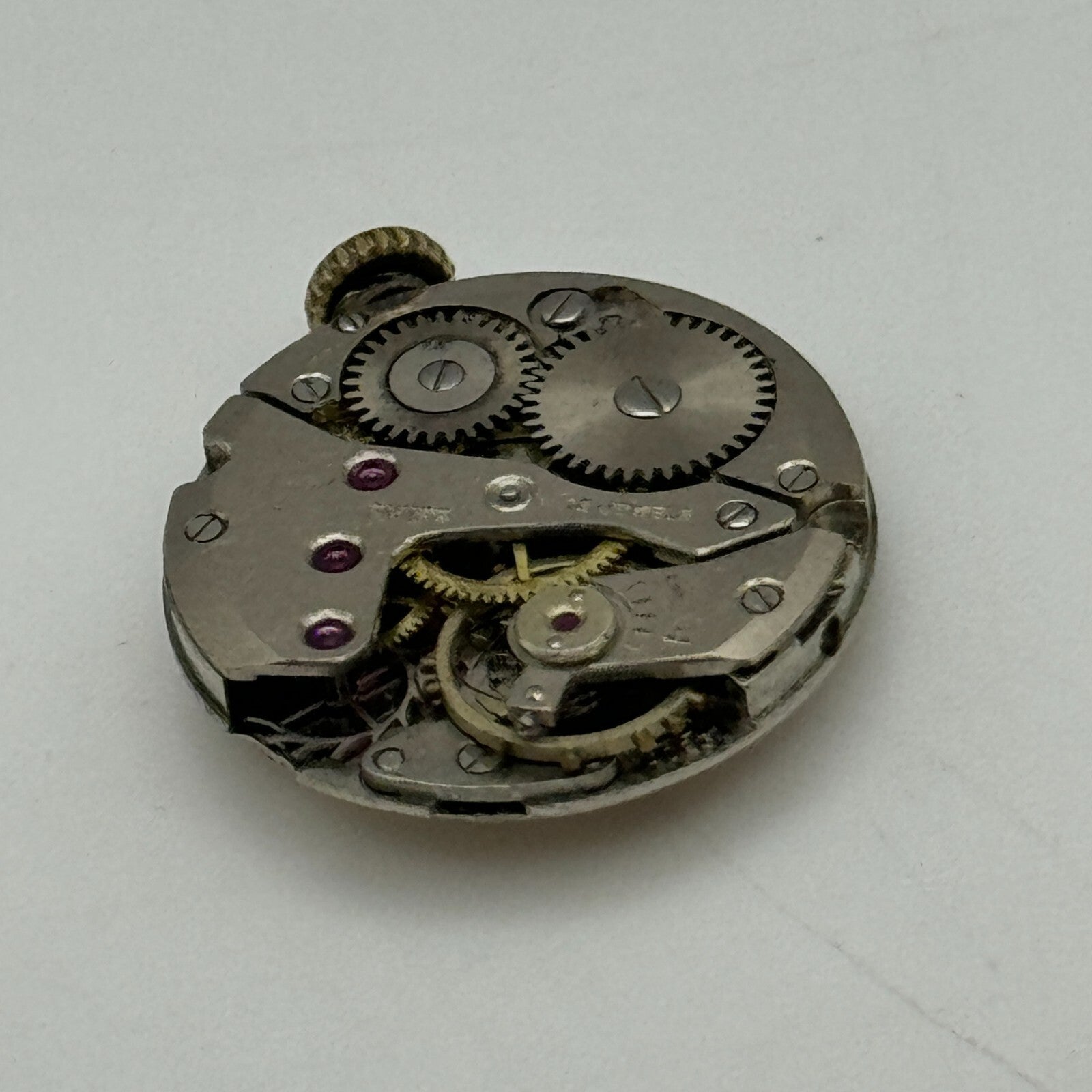 17.5mm Ladies Avia Felsa F 4023 Manual Wind Watch Movement Swiss Vintage PARTS