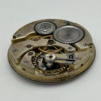 42mm Unidentified High Grade 19 Jewels Swiss Hunter Pocket Watch Movement PARTS