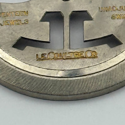 Jaeger Le Coultre Co 17 Jewels Automatic Rotor Vintage Swiss Parts Repair 25.5mm