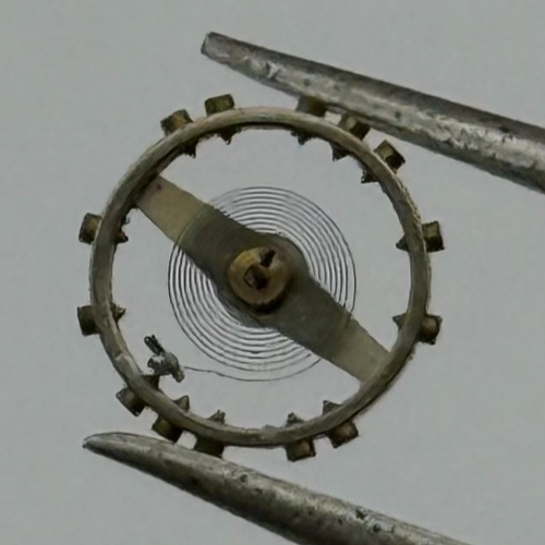 AS 976 1012 Balance Wheel Complete And Spring  532 M Watch Movement Parts  NOS