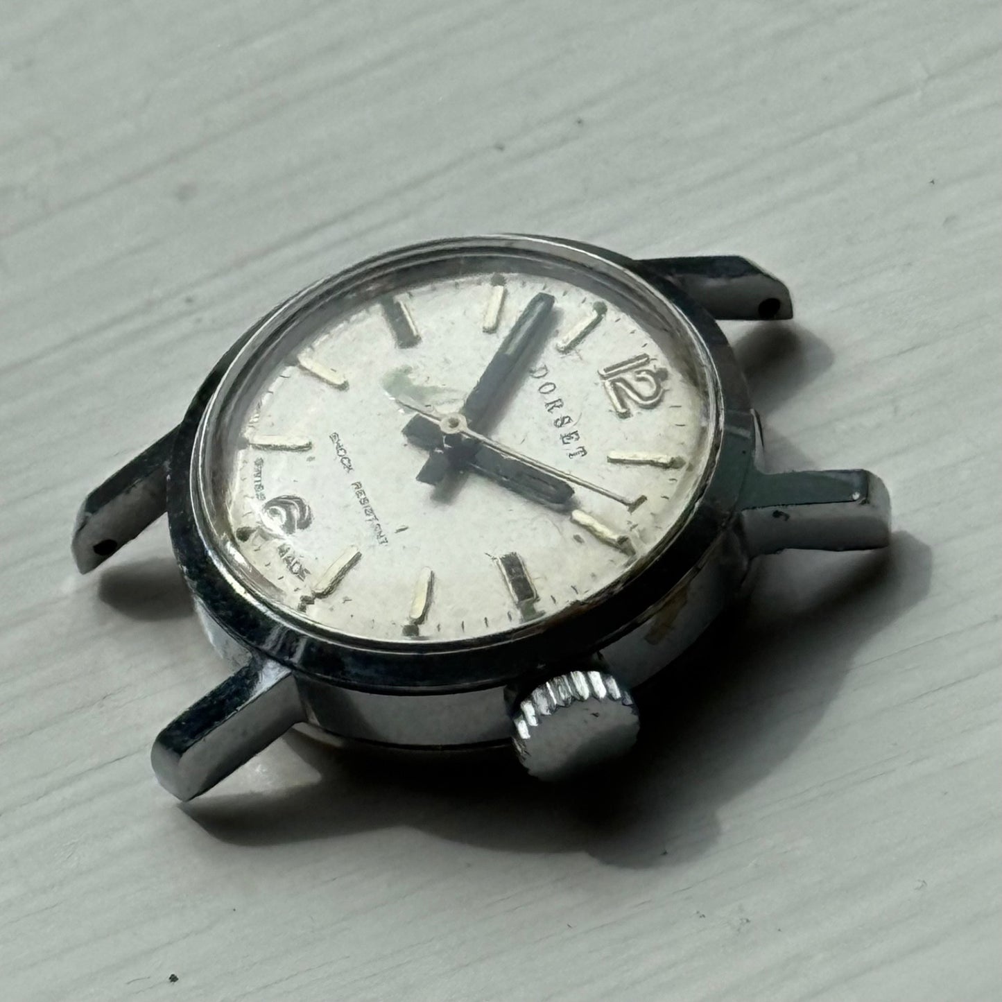 23mm Dorset Ronda Rl 9013 Shock Resistant Vintage Manual Wind Watch PARTS REPAIR