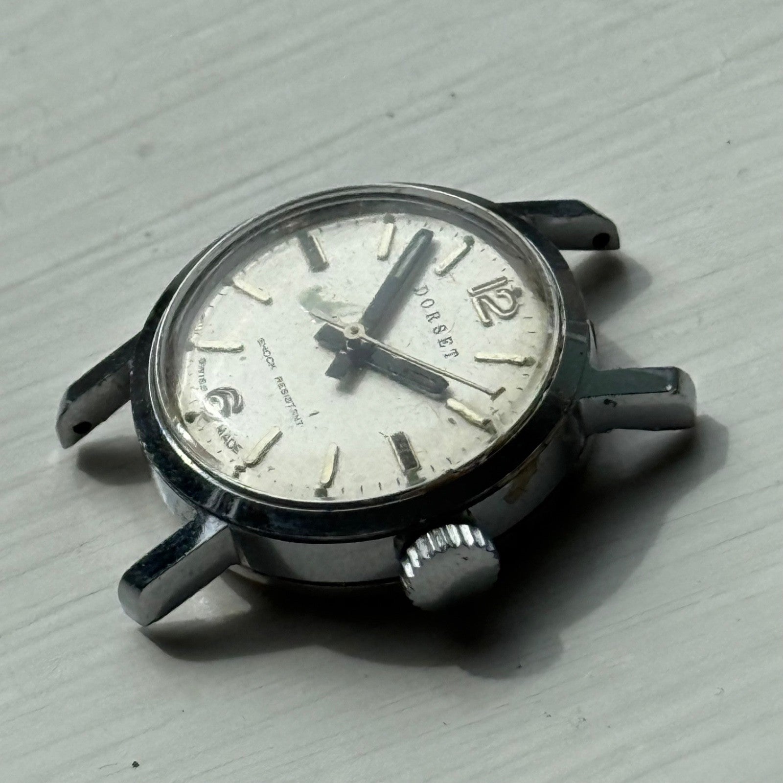 23mm Dorset Ronda Rl 9013 Shock Resistant Vintage Manual Wind Watch PARTS REPAIR