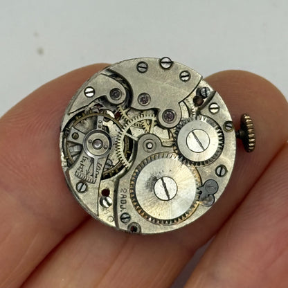 23.5mm Vintage Hora 2adj Trench Manual Wind Watch Movement PARTS REPAIR