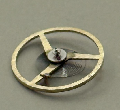 ST 1940 1950 Balance Wheel Complete And Spring   1698 M Watch Movement Parts 