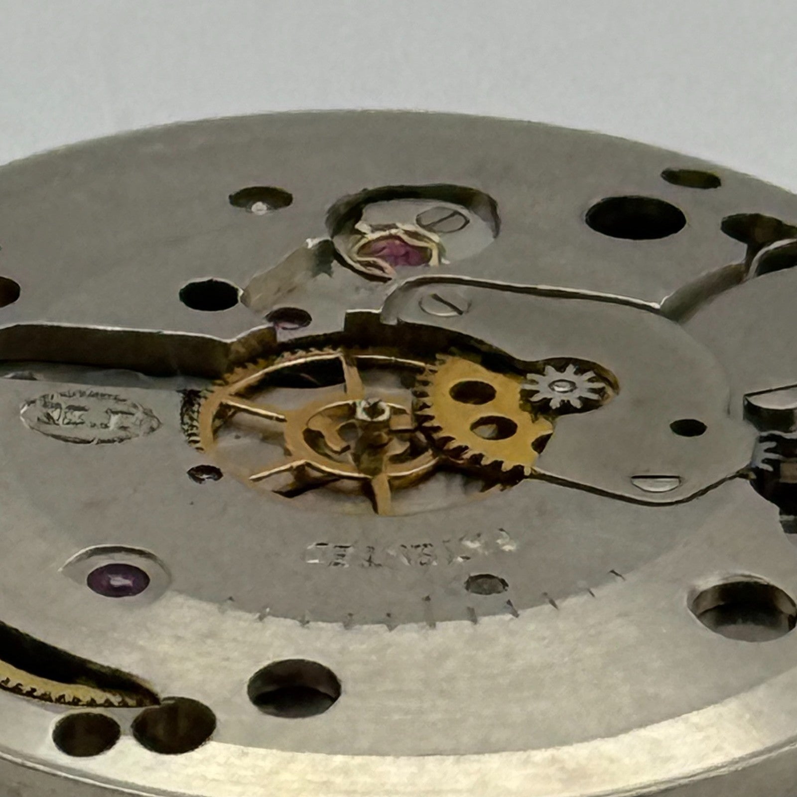 ETA 2370 Everite Watch Movement Manual Wind Vintage Parts Repair 25.9mm