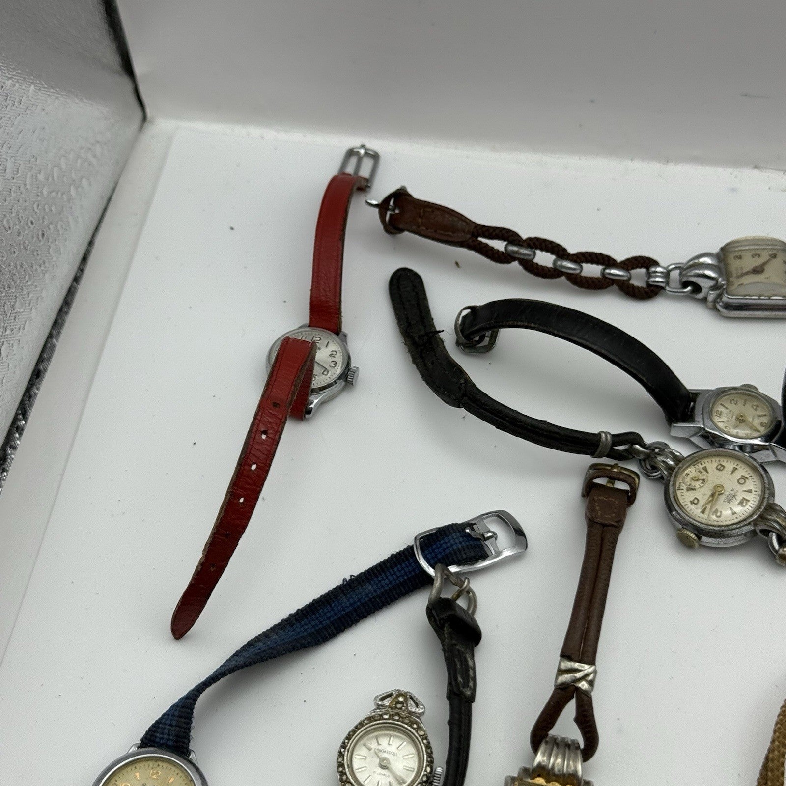 Bundle Of Ladies Vintage Manual Wind Wristwatches Joblot PARTS REPAIR SPARES