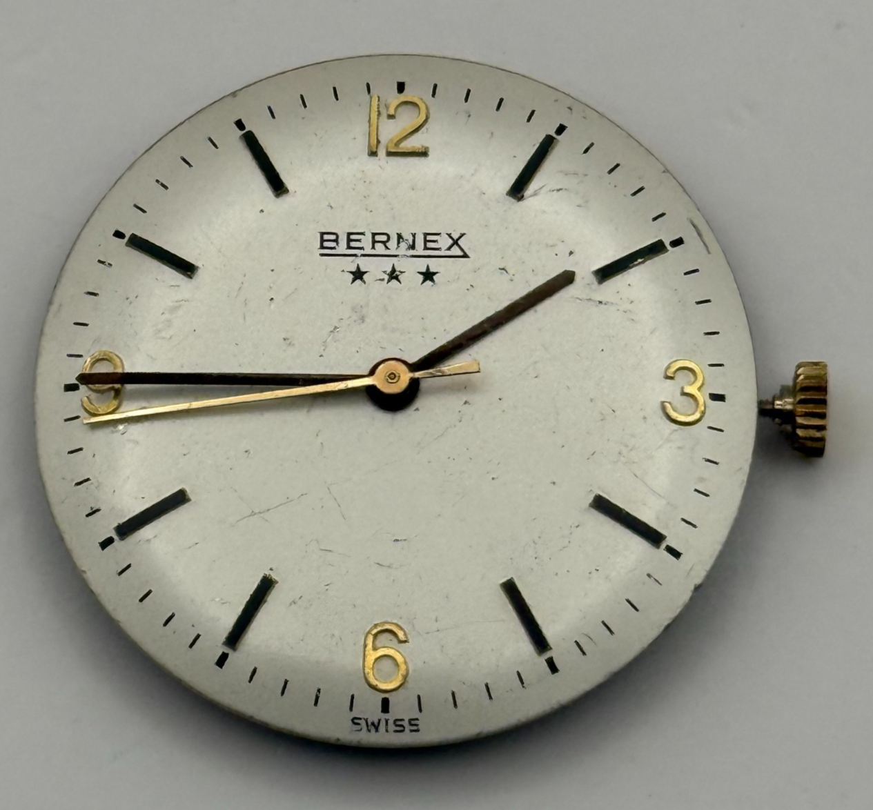 ETA 2750 Watch Movement Running Bernex Manual Wind Vintage Parts Repair 25.8mm