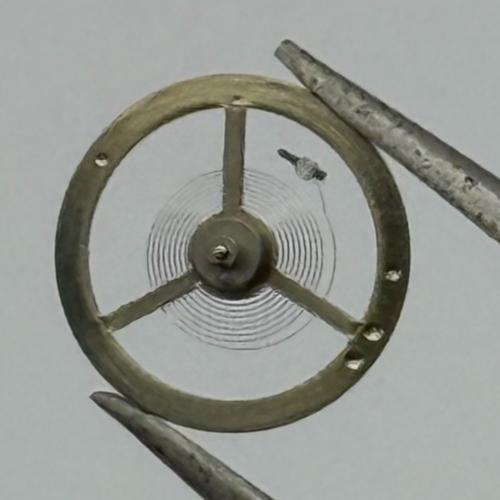 EB 1297 1469 Balance Wheel Complete And Spring 117 Watch Movement Parts NOS