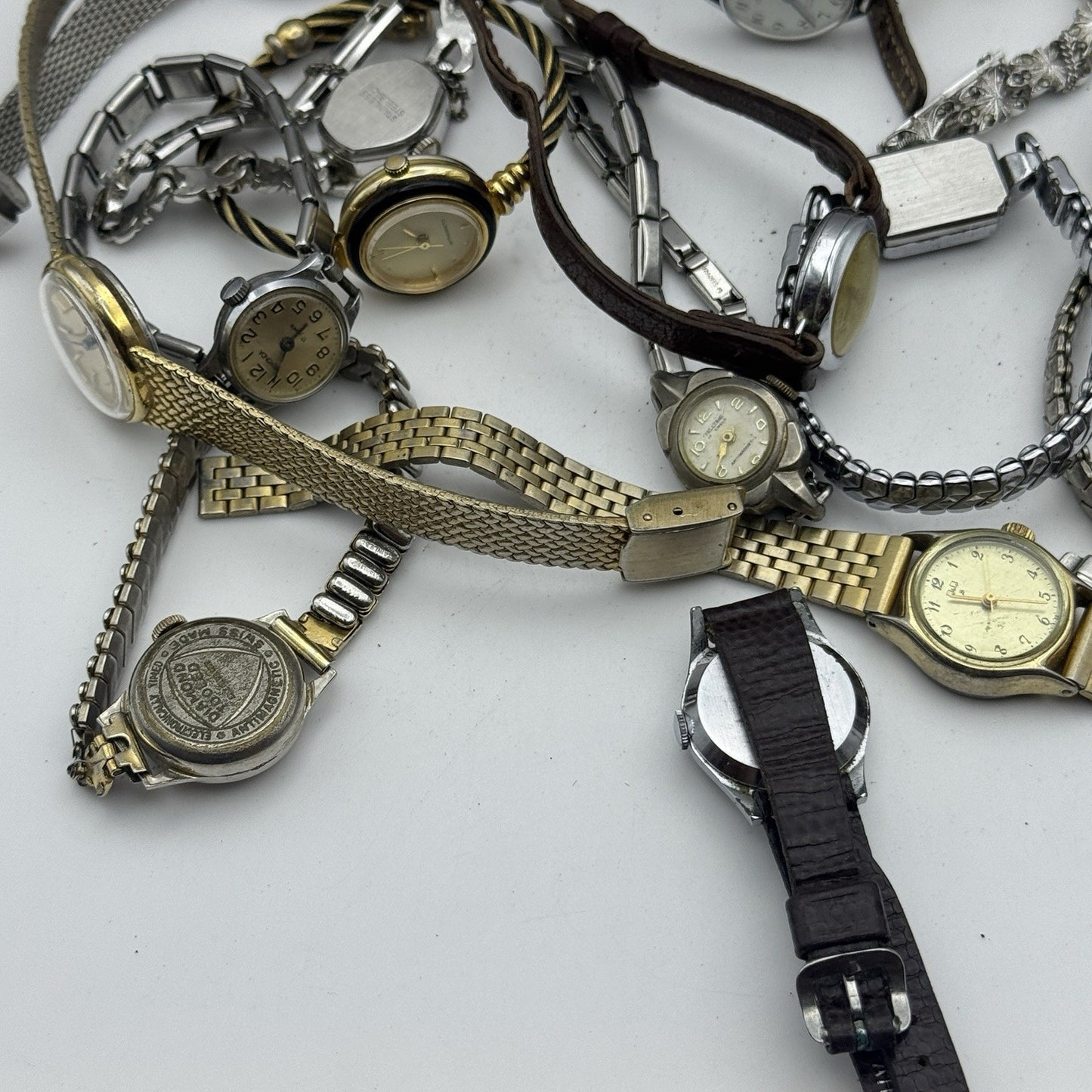 Bundle Of Vintage Ladies Watches Mechanical Wind Up Job Lot Parts Repair Spares