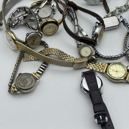 Bundle Of Vintage Ladies Watches Mechanical Wind Up Job Lot Parts Repair Spares