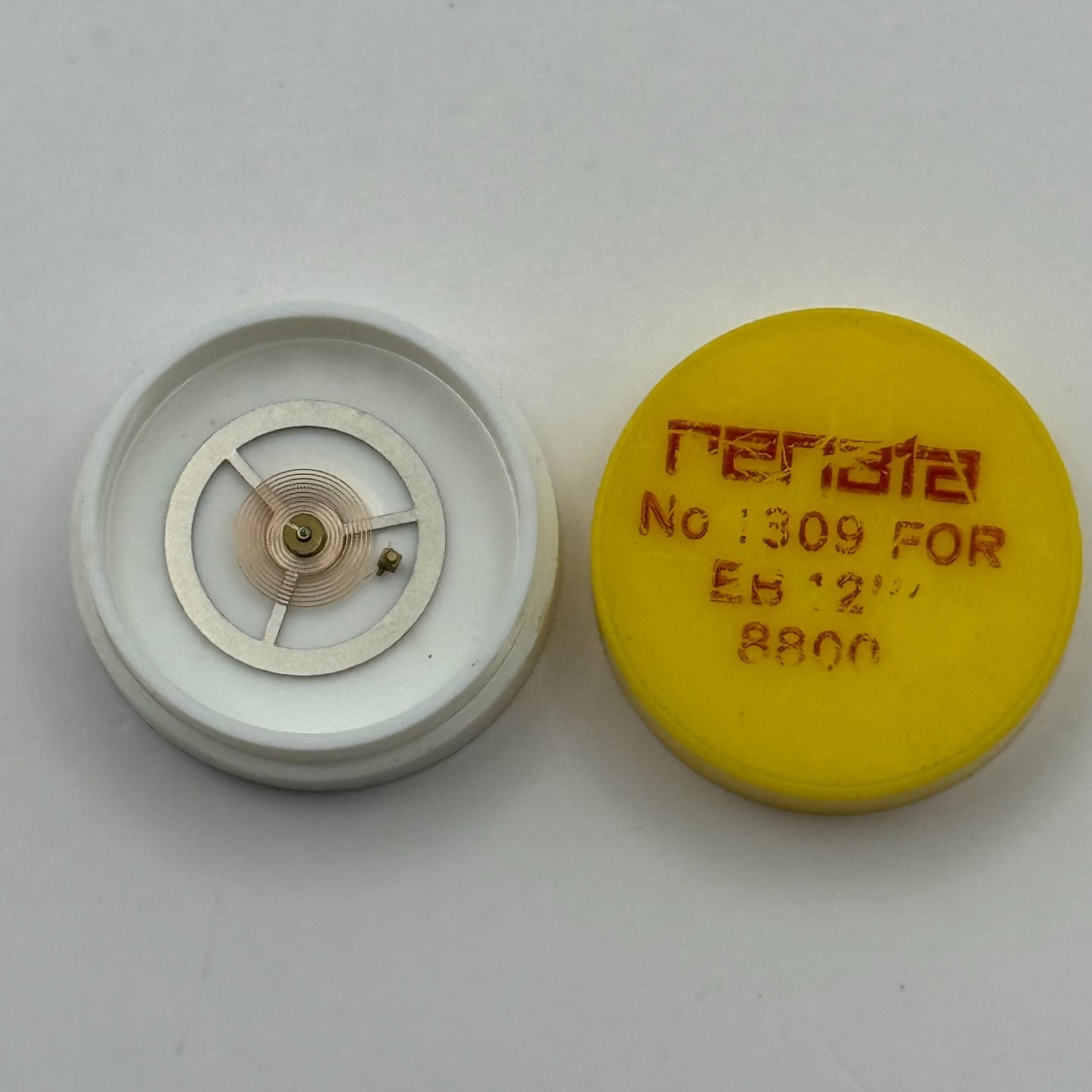 EB 8800 Balance Wheel Complete And Spring 12’’’ 1309 Watch Movement Parts NOS