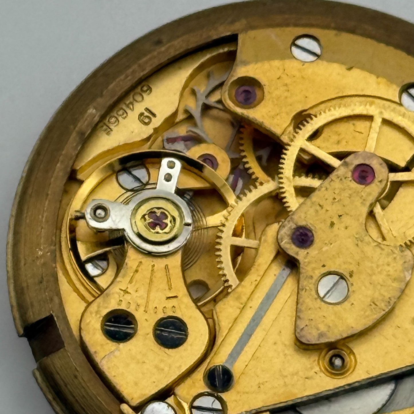 Smiths Astral 60466E Hacking Watch Movement Running Manual Wind Parts 31.3mm