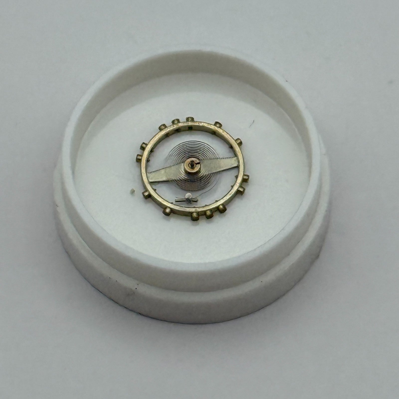 FEF 270 Balance Wheel Complete And Spring 5 1/4’’’ 173 Watch Movement Parts NOS