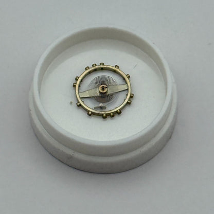 FEF 270 Balance Wheel Complete And Spring 5 1/4’’’ 173 Watch Movement Parts NOS