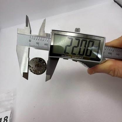 22mm Vintage Bernex Maru 233 Swiss Made Manual Wind Watch Movement PARTS REPAIR