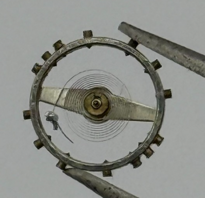 Peseux 150 Balance Complete 7¾''' Renata 278 Watch Movement Parts Vintage NOS