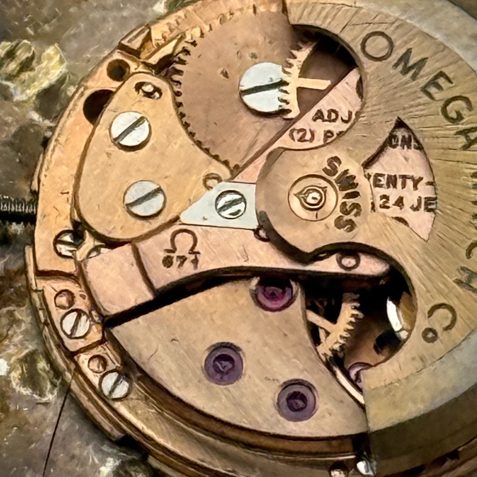 Omega 671 Automatic Watch Running Square 161.014 Vintage Swiss Parts Repair 26mm