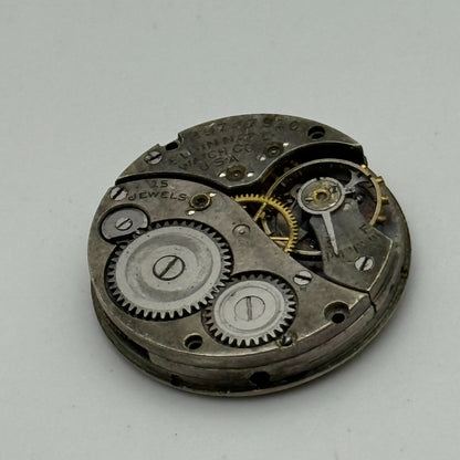 1927 Vintage 10/0s Elgin 444 Model 4 American Watch Movement PARTS REPAIR SPARES