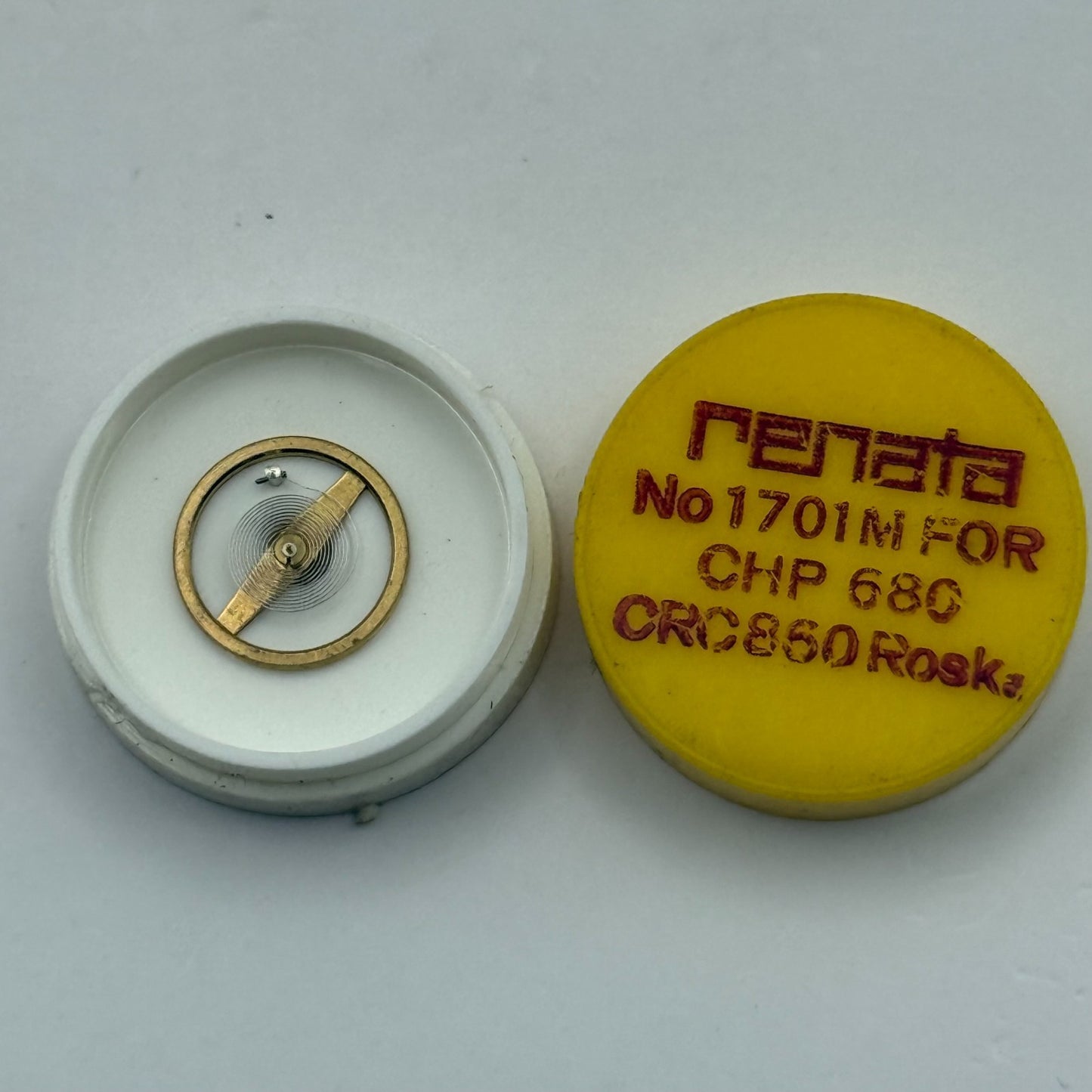 CHP 680 CRC 850 Balance Wheel Complete And Spring 1701 M Watch Movement Parts 