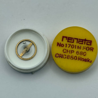 CHP 680 CRC 850 Balance Wheel Complete And Spring 1701 M Watch Movement Parts 