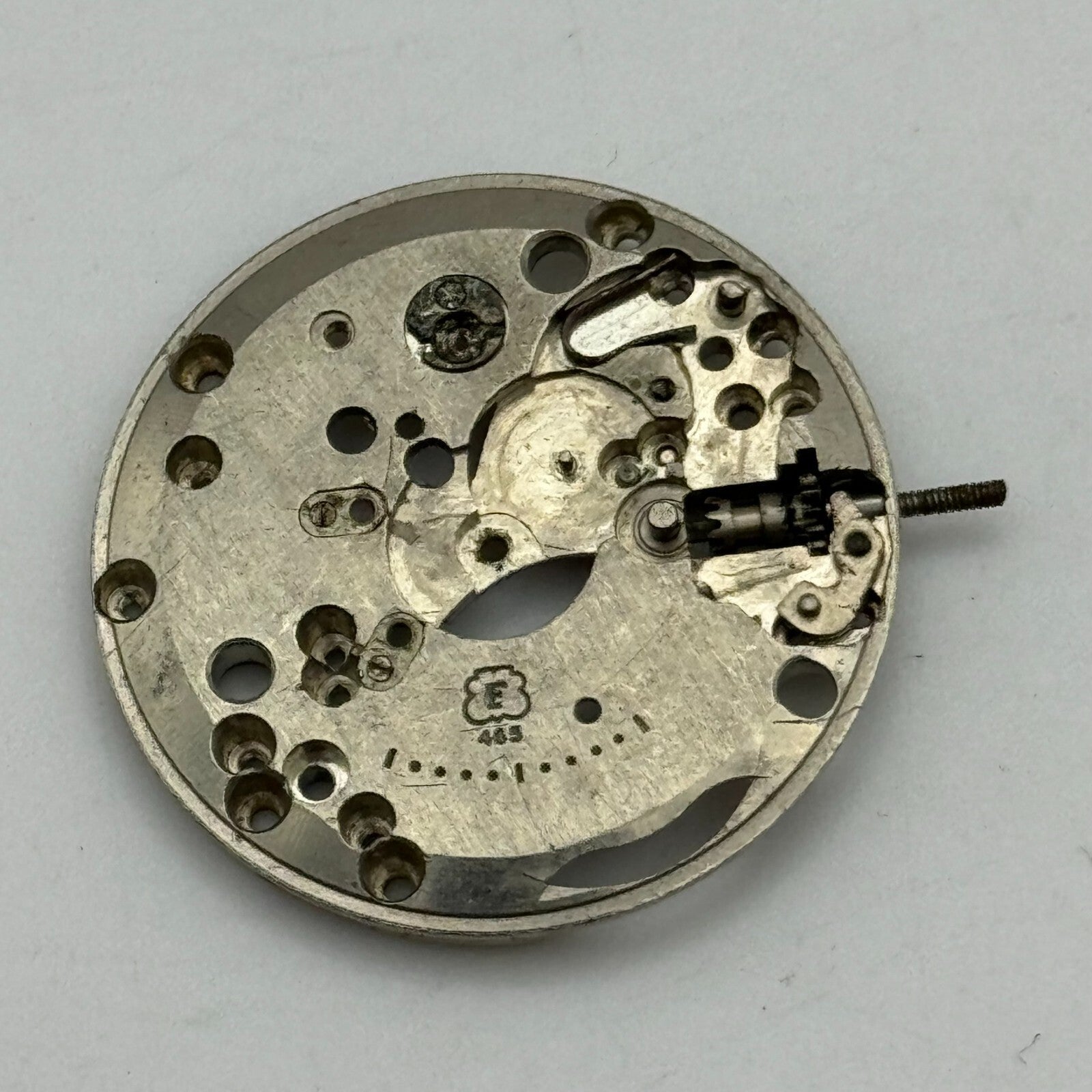 25.9mm Men's Felsa F 465 Partial Manual Wind Watch Movement Vintage Swiss PARTS