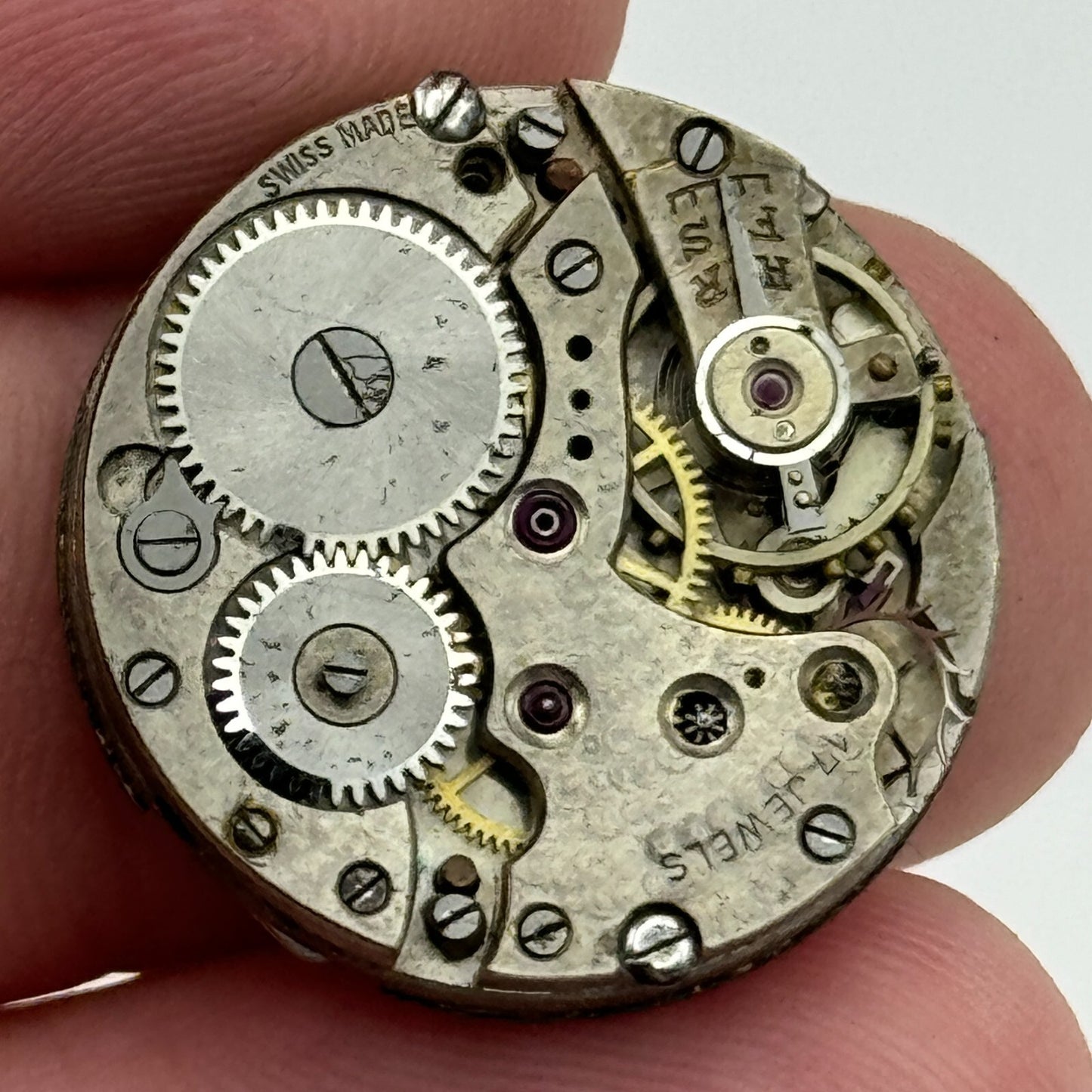 22mm Franklands Vital Pulse 60 Second Dial Trench Watch Movement Manual Wind