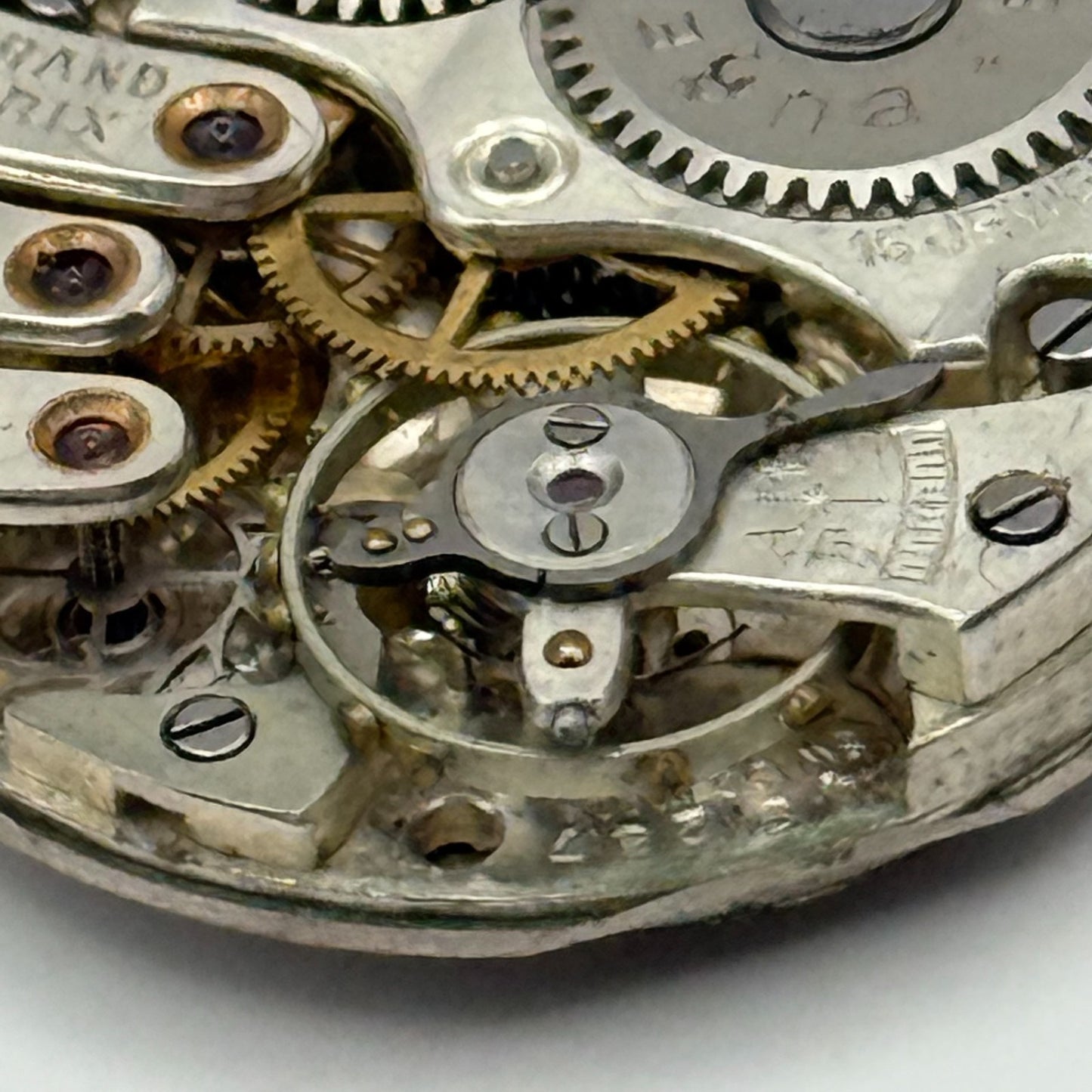 Buren Grand Prix 48 237 Watch Movement Manual Wind Vintage Parts Repair 23.6mm