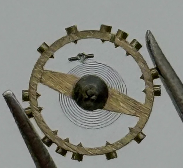 AS 976 1012 Balance Wheel Complete And Spring  29 M Watch Movement Parts NOS