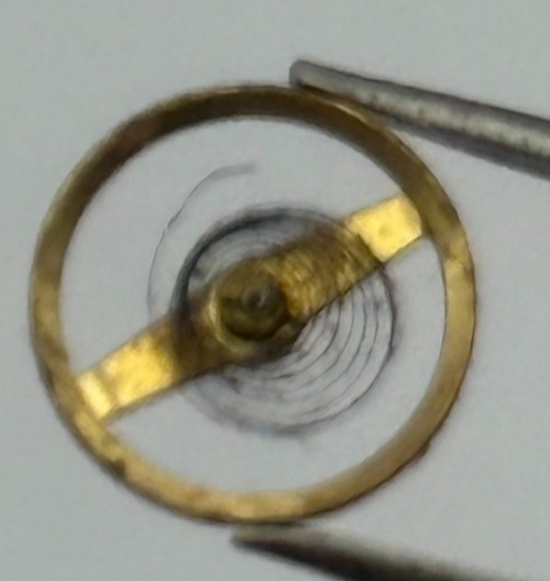 BFG 927 Balance Wheel Complete And Spring 6 3/4-8''' Watch Movement Parts 