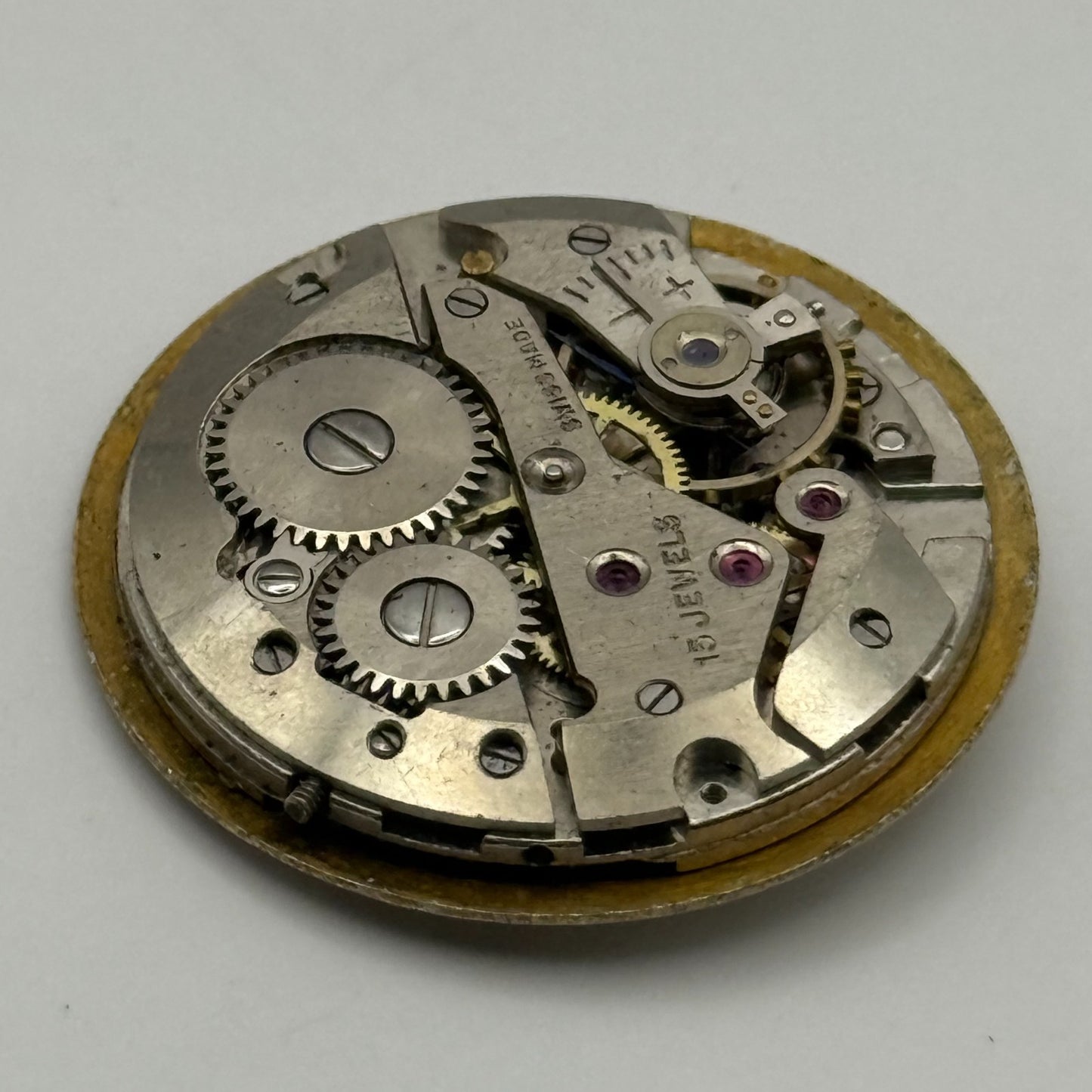 AS 1123 1124 Watch Movement Avia Manual Wind Vintage Swiss Parts Repair 25.8mm