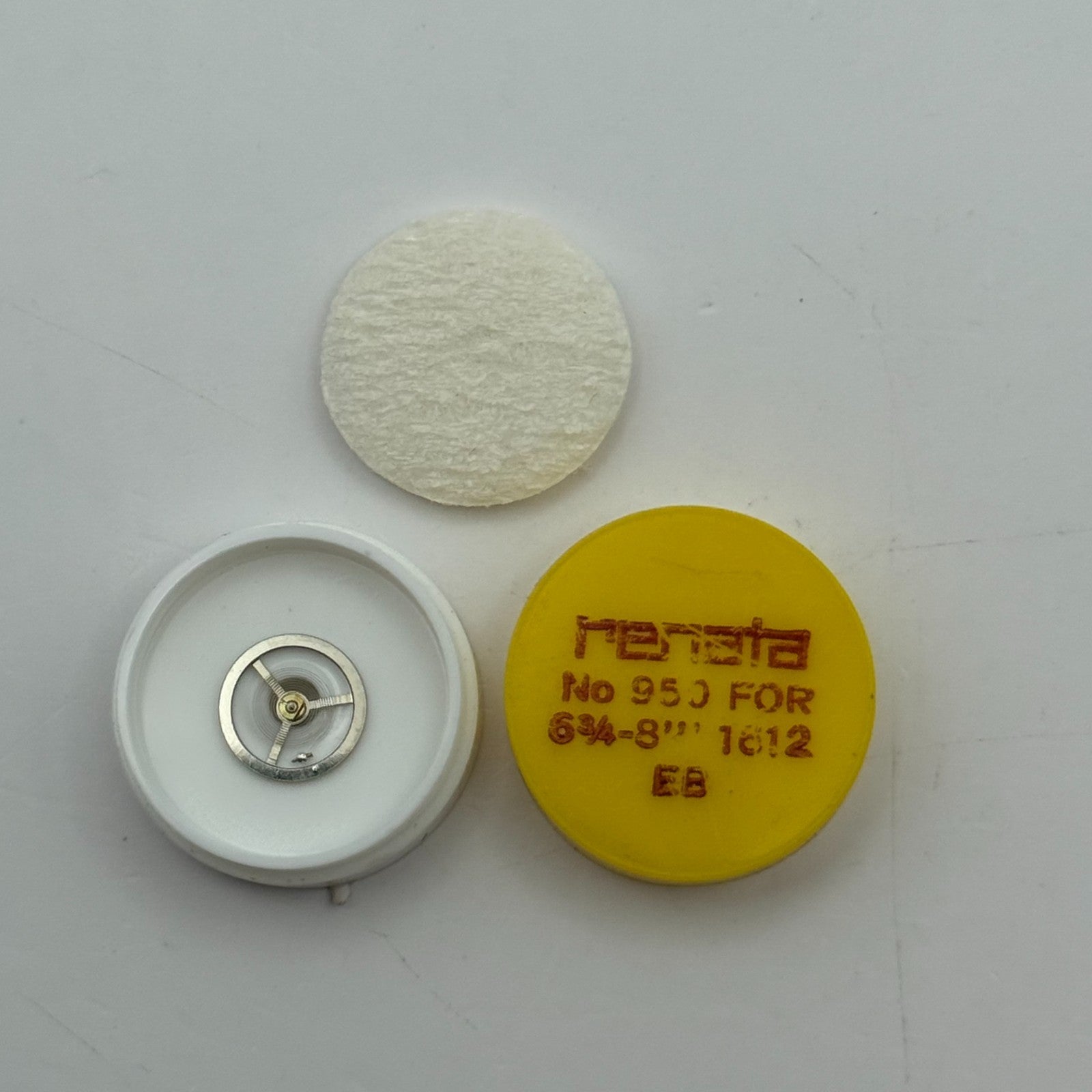 EB 1612 Balance Wheel Complete And Spring 6¾–8’’’  950 Watch Movement Parts NOS