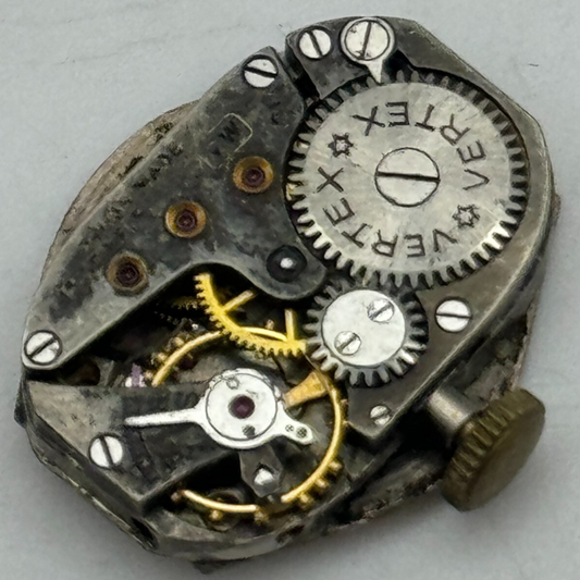 12.9mm Vertex Revue Cal 61 V.W Swiss 15 Jewels Manual Wind Watch Movement PARTS