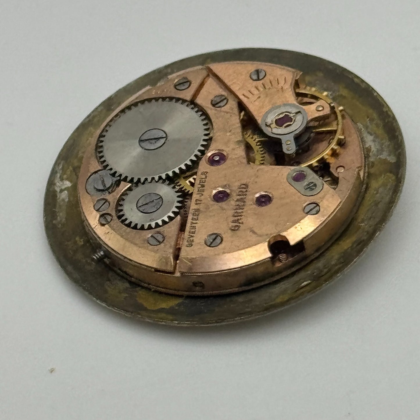 23.6mm Garrard ETA 1280 Balance Ok Watch Movement Swiss Vintage PARTS SPARES