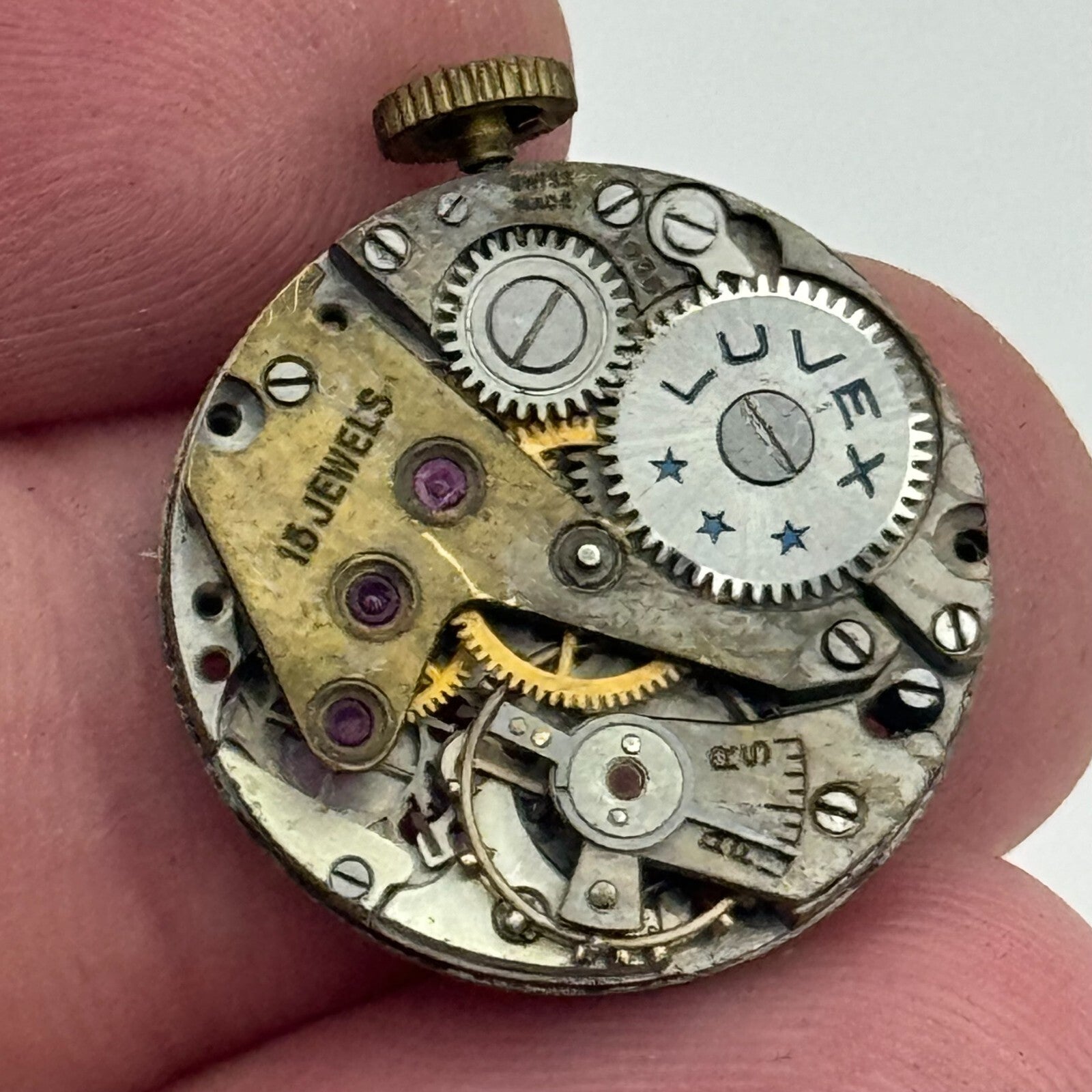 19.7mm Luvex AS 970 A Schild Manual Wind Swiss Watch Movement PARTS SPARES